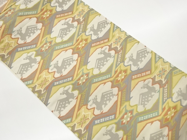 JAPANESE FUKURO OBI / WOVEN ARISUGAWA PATTERN